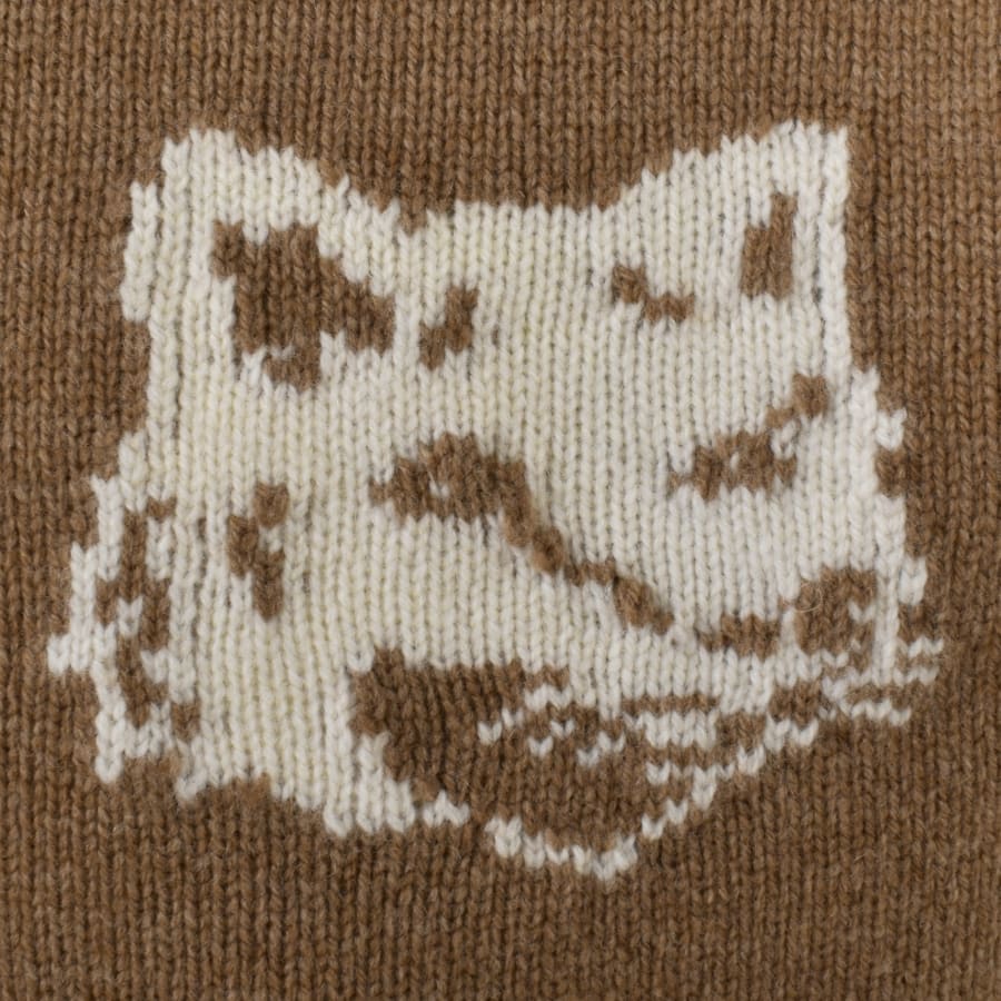 【送料&関税込】Maison KitsunAC tonal Fox Sweater MAISON KITSUNE - Men Tonal Fox Head Patch Comfort Ribbed